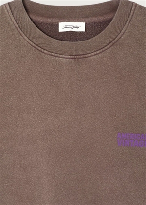 Plizzy sweat Chestnut American Vintage 